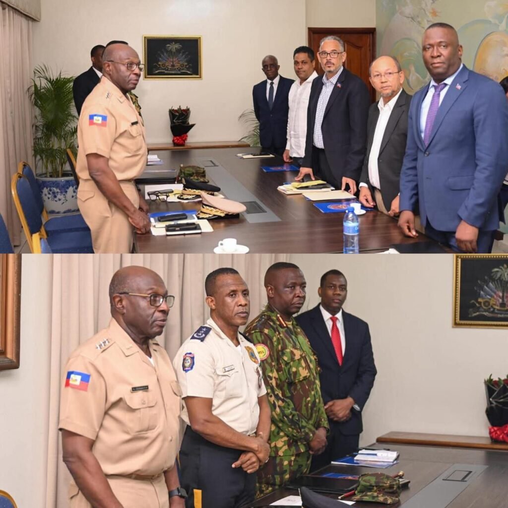 Retour sur la visite en juin dernier par Alix Didier Fils-Aimé au siège de la Direction Générale de la PNH , un signal de cohésion renforcé