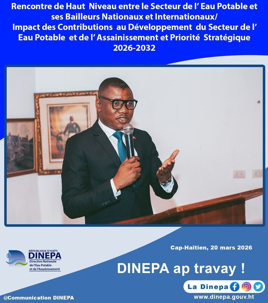 Rencontre de Haut  Niveau entre le Secteur de l’ Eau Potable et ses Bailleurs Nationaux et Internationaux